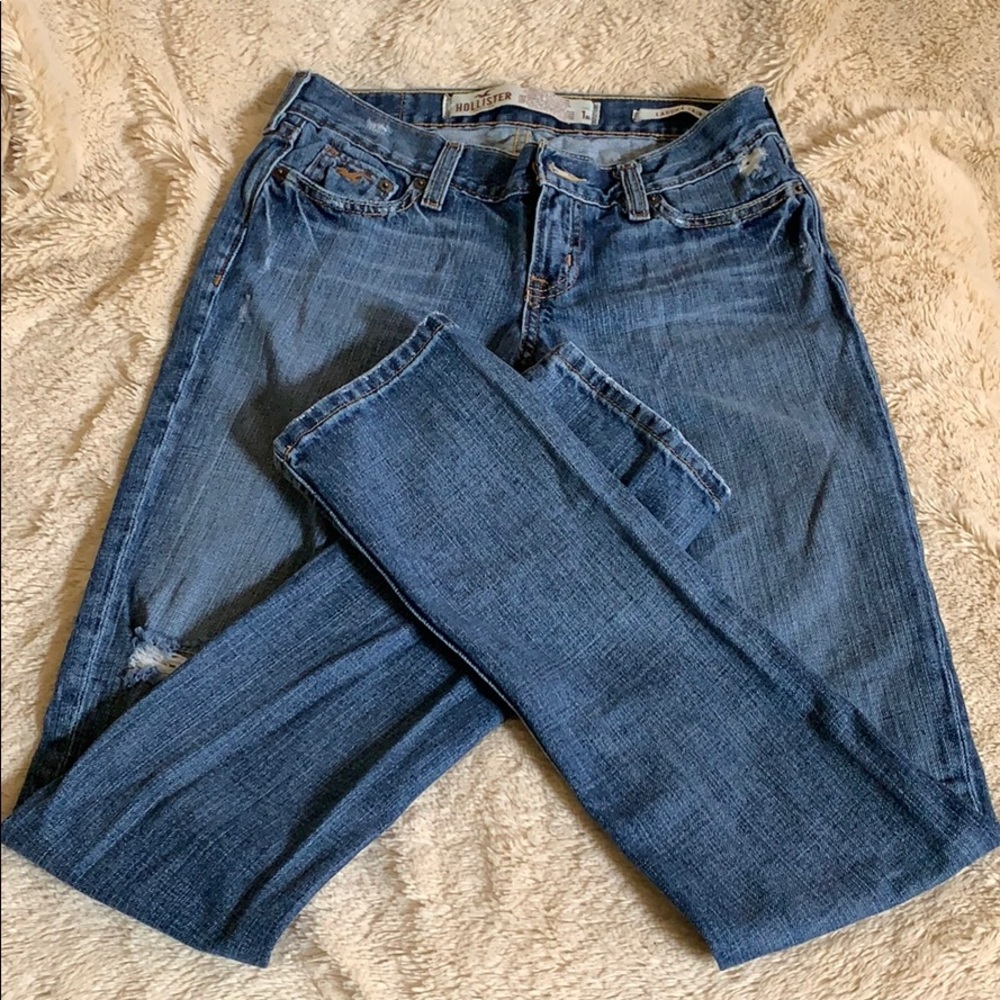 Hollister jeans.